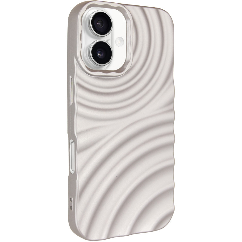 Чохол TPU MonoWave на Apple iPhone 16 (6.1") (Light Gray)