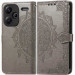 Фото Кожаный чехол-книжка Art Case с визитницей для Xiaomi Redmi Note 13 Pro+ (Серый) на vchehle.ua