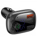 Фото АЗУ FM модулятор Baseus T typed S-13 (PPS QC) 2USB + Type-C Overseas Edition (CCTM000101) (Black) на vchehle.ua