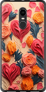 

Чехол Сердечки 3 для Xiaomi Redmi Note 4X 1645327