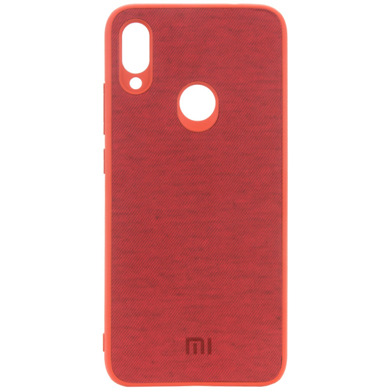 

TPU чехол Textile Logo для Xiaomi Redmi Y3 (Красный) 877155