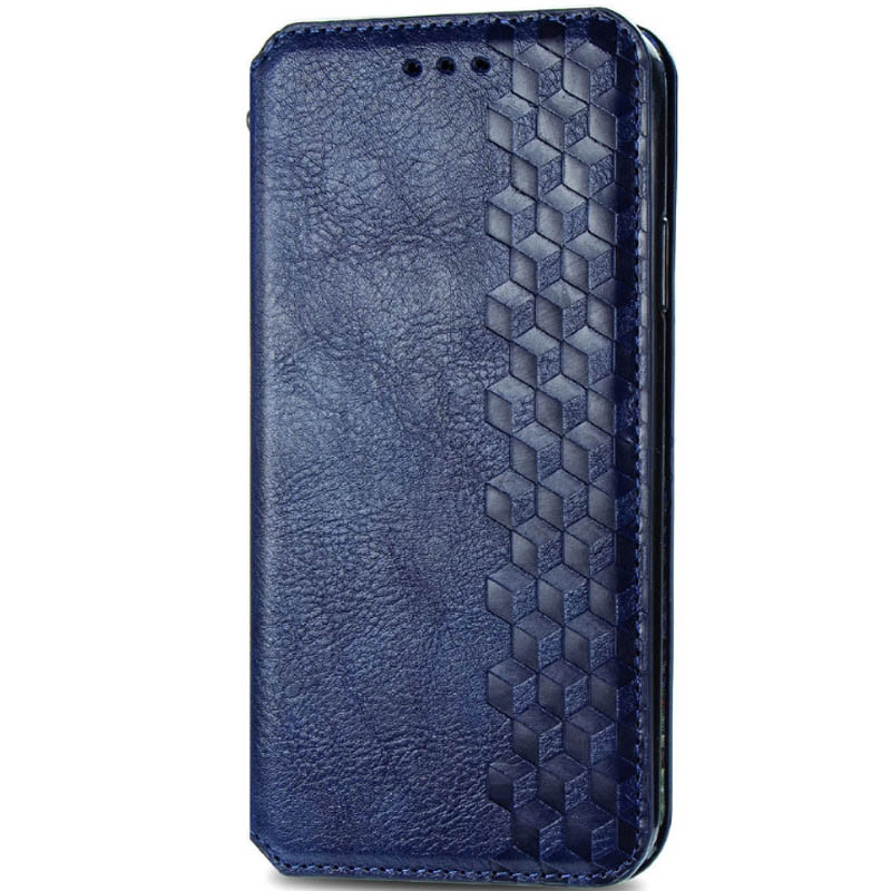 Шкіряний чохол книжка GETMAN Cubic (PU) на Samsung Galaxy A31 (Синій)