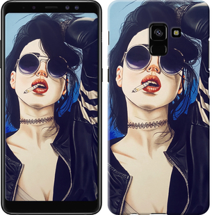 

Чехол Девушка на стиле для Samsung Galaxy A8 Plus 2018 A730F 643624