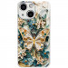 TPU+Glass чохол Nature на Apple iPhone 15 (6.1") (Butterfly)