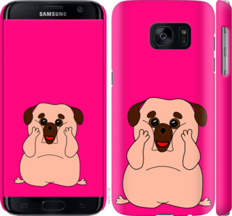 

Чехол Весёлый мопс для Samsung Galaxy S7 G930F 928244