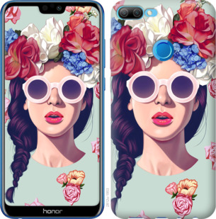 

Чехол Девушка с цветами для Huawei Honor 9i 912048