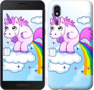 Чехол Единорожка для Samsung Galaxy A2 Core A260F