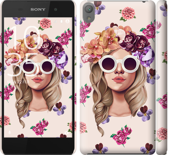 

Чехол Девушка с цветами v2 для Sony Xperia E5 F3311 190350