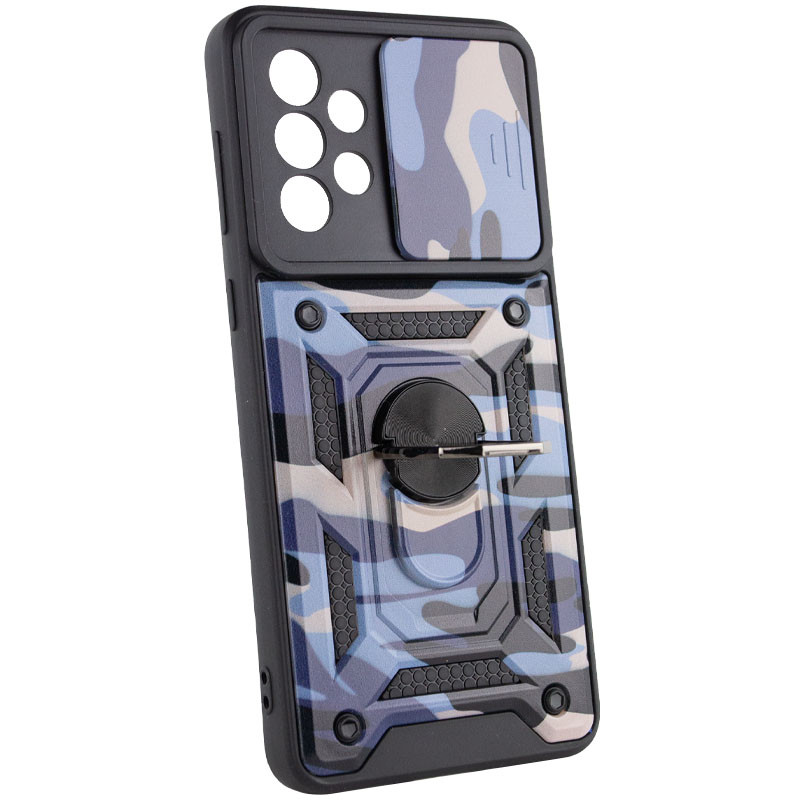 Ударопрочный чехол Camshield Serge Ring Camo для Samsung Galaxy A73 5G (Фиолетовый / Army Purple) в магазине vchehle.ua