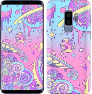 Чехол Розовая галактика для Samsung Galaxy S9 Plus