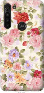 

Чохол Квіткові шпалери на Motorola G8 Power 1581414