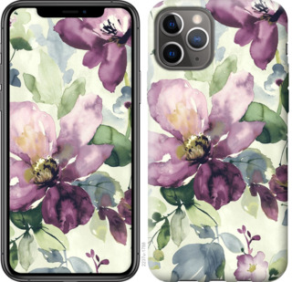 

Чохол Квіти аквареллю на iPhone 11 Pro 777228