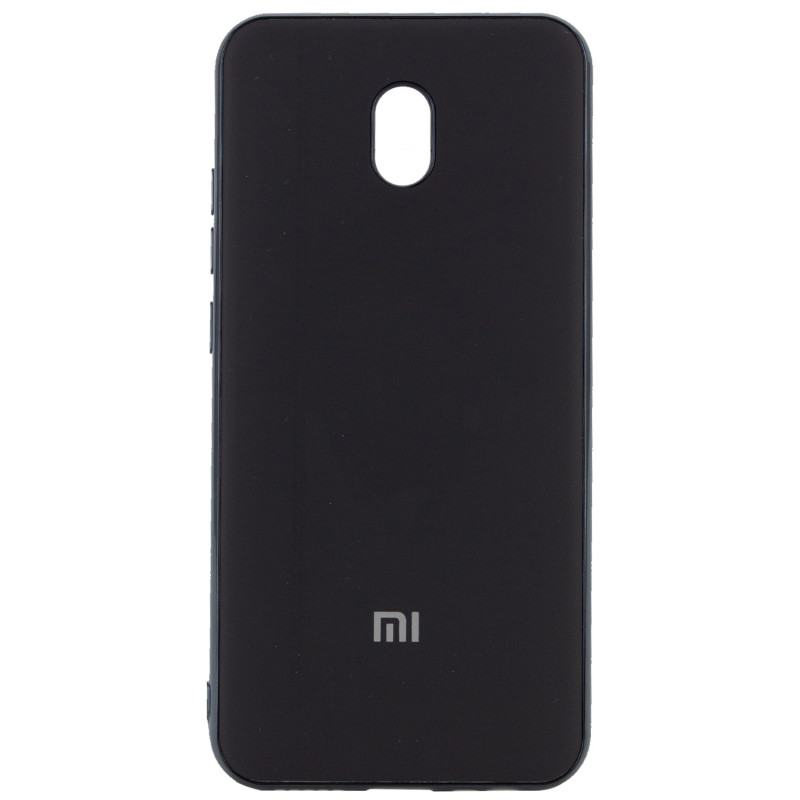 TPU чехол Matte LOGO для Xiaomi Redmi 8a (Чорний / Black)