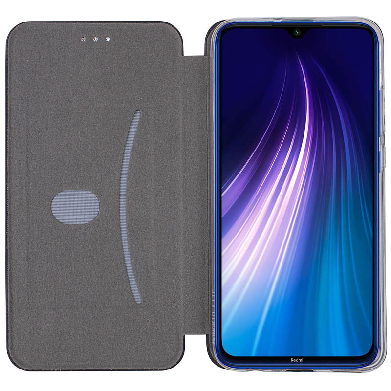 Купить Кожаный чехол-книжка Classy для Xiaomi Redmi Note 8T (Бордовый) на vchehle.ua