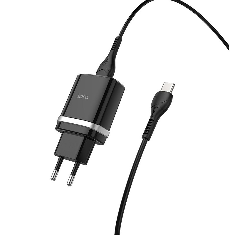 

МЗП Hoco C12Q Smart QC3.0 (1USB/3A) + Type-C (Чорний) 880295