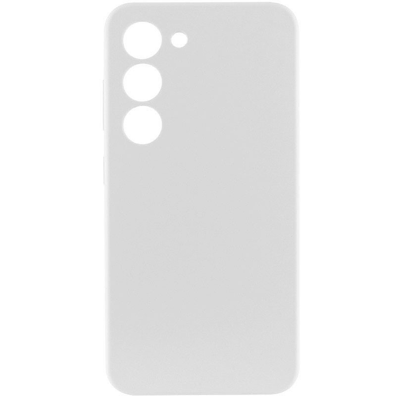 Чехол Silicone Cover Lakshmi Full Camera (AAA) для Samsung Galaxy S22 (Белый / White)