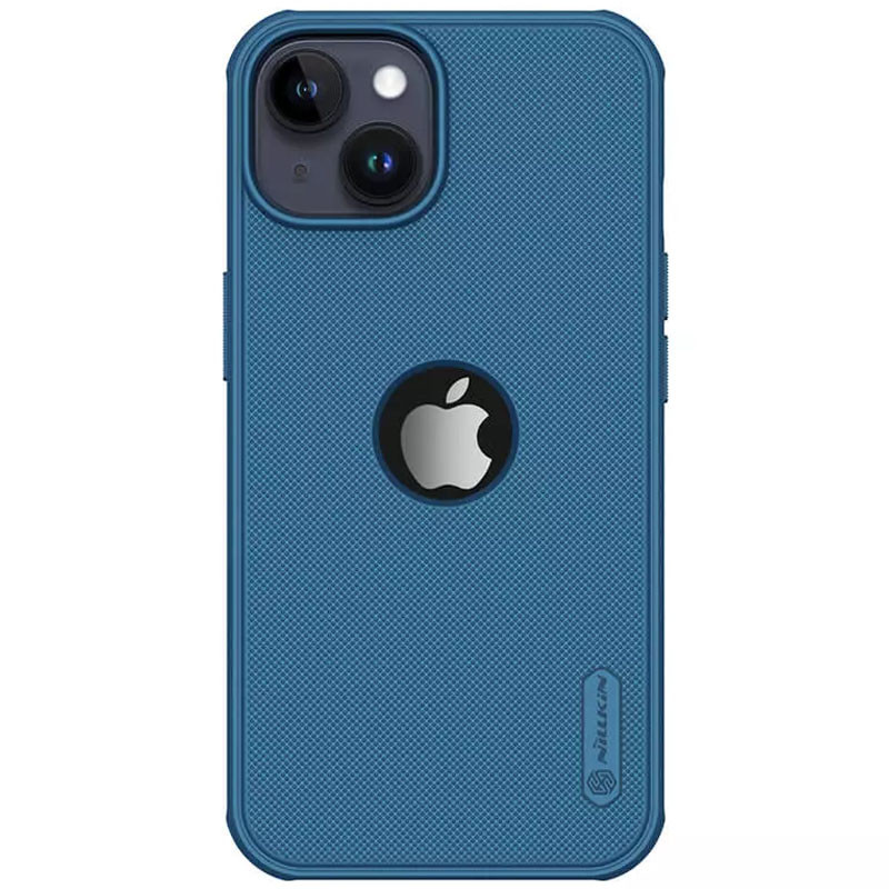 Чохол Nillkin Matte Pro з лого на Apple iPhone 13 / 14 (6.1") (Синій / Blue)