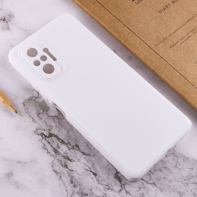 Силиконовый чехол Candy Full Camera для Xiaomi Redmi Note 10 Pro / 10 Pro Max (Белый / White) в магазине vchehle.ua