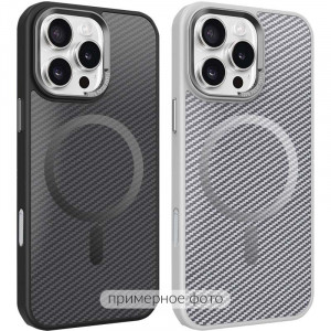 Чохол TPU+PC Carbon Mirage with Magnetic safe на Apple iPhone 16 (6.1")