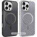 Чохол TPU+PC Carbon Mirage with Magnetic safe на Apple iPhone 16 (6.1")
