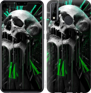 

Чохол Череп-годинник на Huawei Y8s 936086