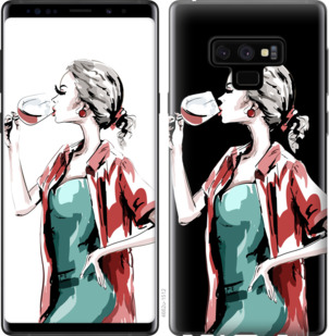 

Чохол Дівчина з келихом на Samsung Galaxy Note 9 N960F 920045