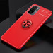 Фото TPU чехол Deen ColorRing под магнитный держатель (opp) для Xiaomi Redmi Note 10 / Note 10s (Красный / Красный) на vchehle.ua