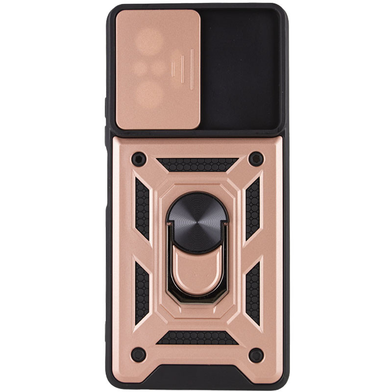 Фото Ударостійкий чохол Camshield Serge Ring на Xiaomi Redmi Note 10 Pro / 10 Pro Max (Rose Gold) в маназині vchehle.ua