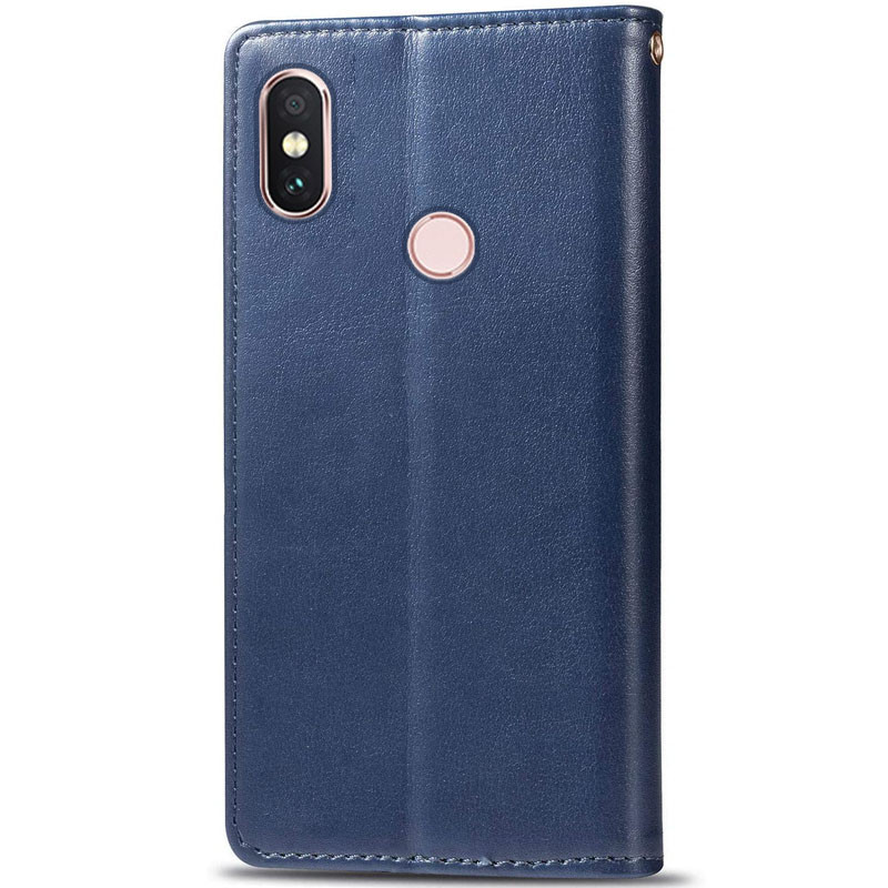 

Шкіряний чохол книжка GETMAN Gallant (PU) для Xiaomi Redmi Note 5 (Синій) 1126140