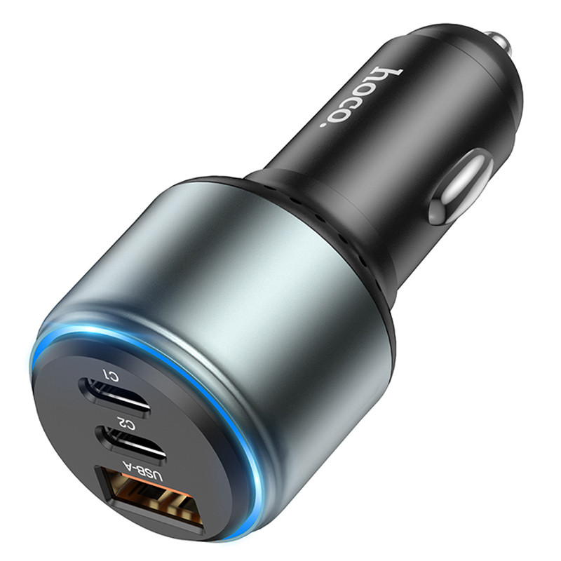 Фото АЗП Hoco NZ9 Galloper 95W (1USB-A/2C) (Black) в маназині vchehle.ua