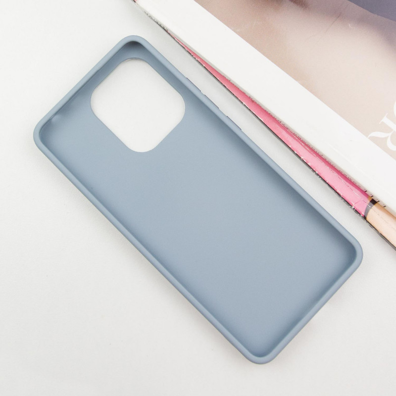 Фото TPU чехол Bonbon Metal Style для Xiaomi Redmi Note 13 4G (Голубой / Mist blue) на vchehle.ua