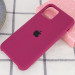 Фото Чехол Silicone Case (AA) для Apple iPhone 11 (6.1") (Бордовый / Maroon) на vchehle.ua