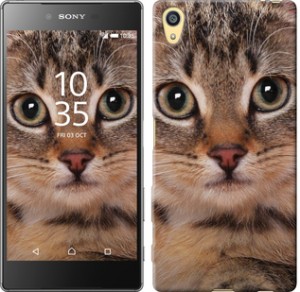 Чехол Полосатый котик для Sony Xperia Z5 E6633