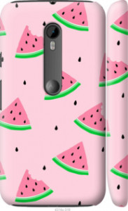 Чехол Розовый арбуз для Motorola Moto G3