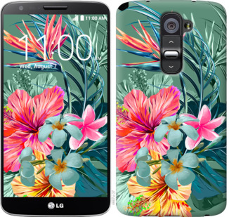 

Чохол Тропічні квіти v1 на LG G2 845014