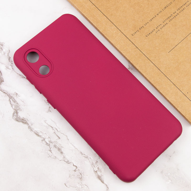 Чехол Silicone Cover Lakshmi Full Camera (A) для Samsung Galaxy A03 Core (Бордовый / Marsala) в магазине vchehle.ua