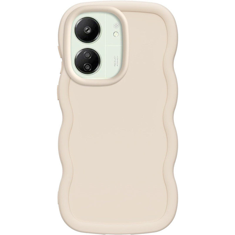 Чехол TPU Ripple для Xiaomi Redmi 13C (Antique White)