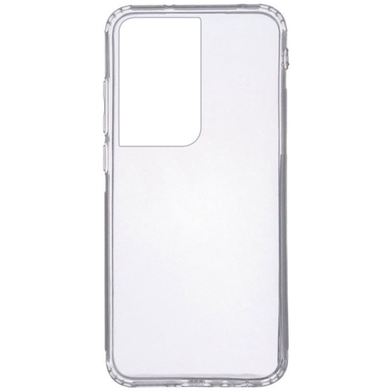 TPU чехол GETMAN Clear 1,0 mm для Samsung Galaxy S21 Ultra