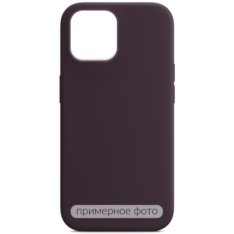 Чехол Silicone Case Full Protective (AA) NO LOGO для Apple iPhone 16 (6.1") (Фиолетовый / Elderberry)