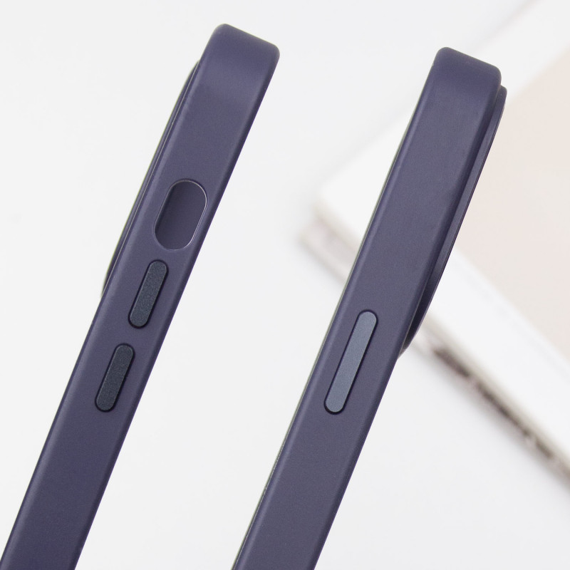 Купити Шкіряний чохол SnapCase with Magnetic Safe на Apple iPhone 15 Pro Max (6.7") (Dark Blue) на vchehle.ua