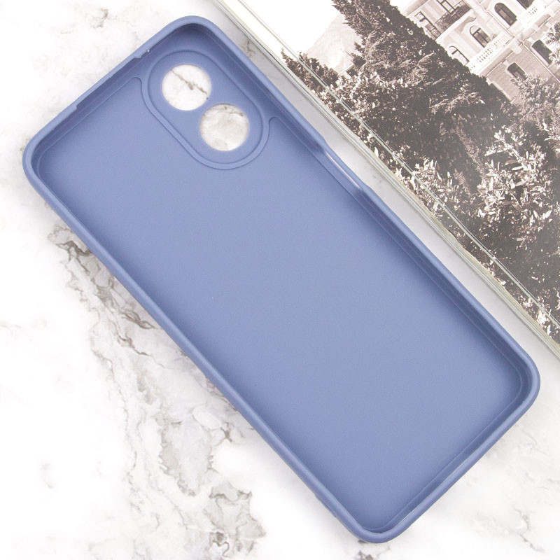 Фото Силіконовий чохол Candy Full Camera на Oppo A98 (Блакитний / Mist blue) в маназині vchehle.ua