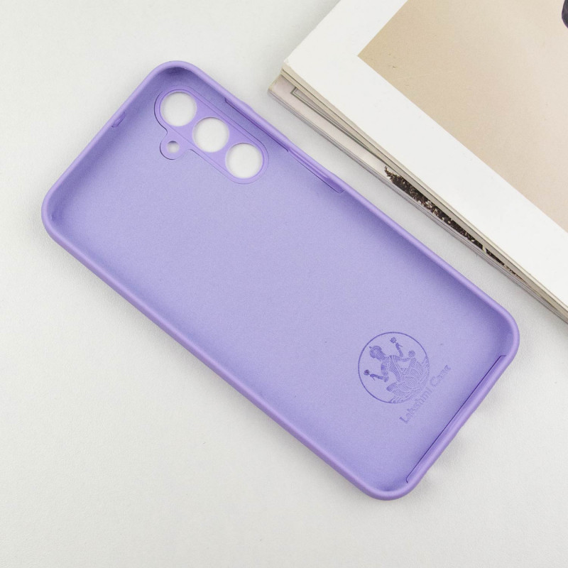 Чохол Silicone Cover Lakshmi Full Camera (AA) на Samsung Galaxy A15 4G/5G / M15 5G (Бузковий / Dasheen) в магазині vchehle.ua