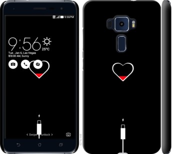 

Чехол Подзарядка сердца для Asus Zenfone 3 ZE552KL 721527