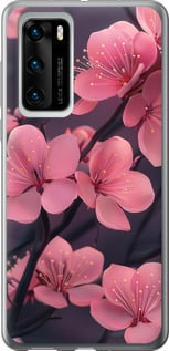 Чехол Пурпурная сакура для Huawei P40