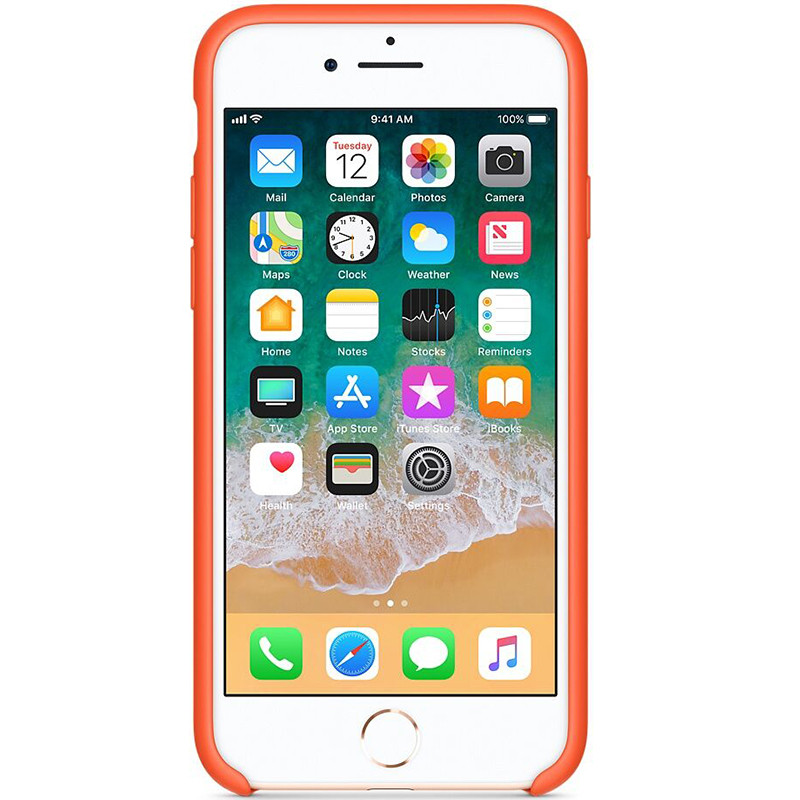 

Чохол Silicone case (AAA) для iPhone 7 (4.7'') (Помаранчевий / Spice Orange) 907952