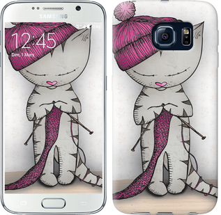 

Чехол Кошка рукодельница для Samsung Galaxy S6 G920 584075