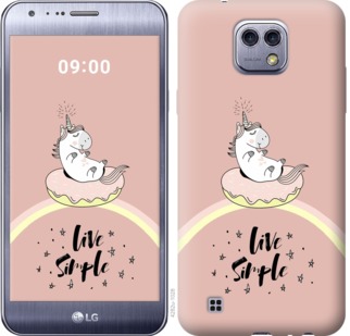 

Чехол Единорожка в пончике для LG X Cam K580 719327