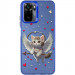 TPU+PC чехол TakiTaki Love magic glow для Xiaomi Redmi Note 10 / Note 10s (Amurrr / Blue)