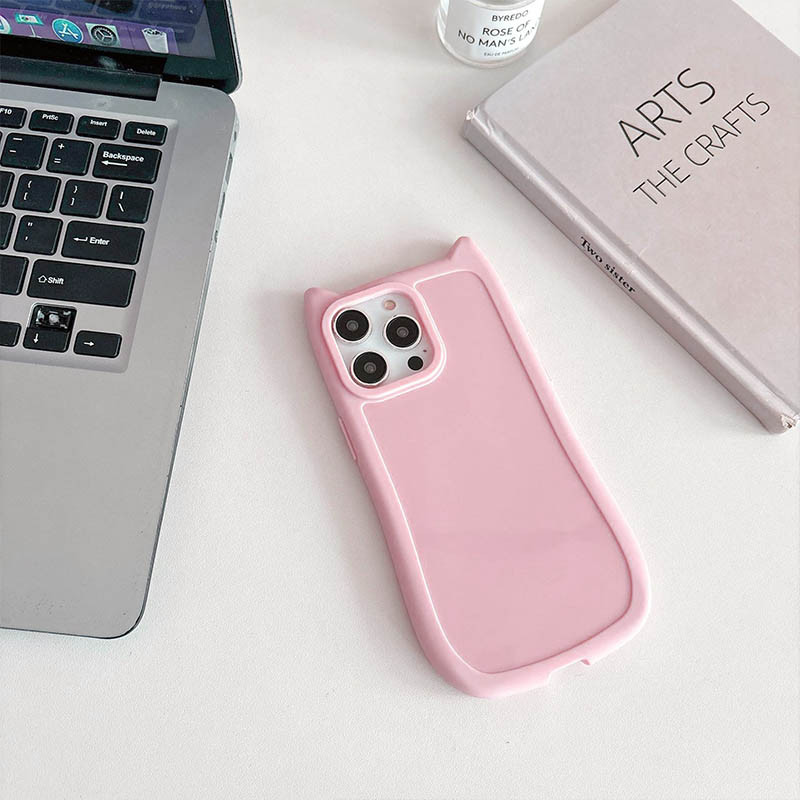 Чехол TPU GETMAN Cat with straps для Apple iPhone 14 Pro Max (6.7") (Pink) в магазине vchehle.ua