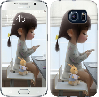 

Чохол Мила дівчинка з зайчиком на Samsung Galaxy S6 G920 636388
